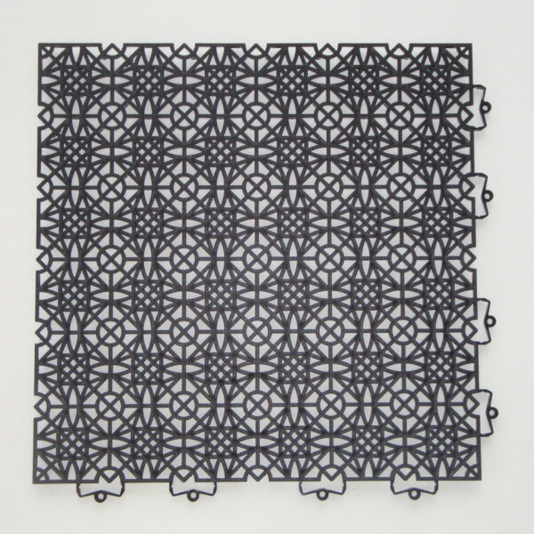 Siltex Bodenfliesen Schwarz